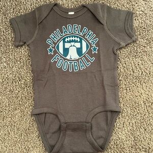 12 Months Philadelphia Football onesie